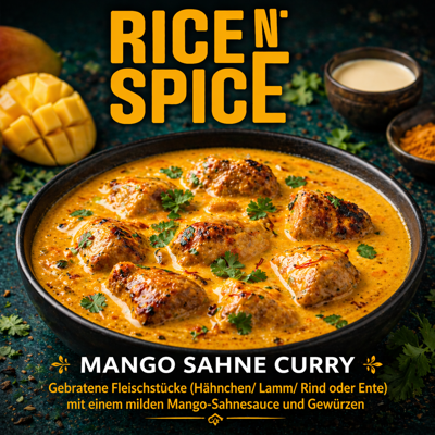 33 Mango Curry (mit Fleisch nach Wahl)